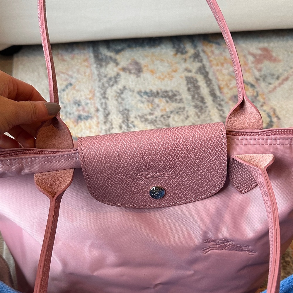Longchamp Pink Medium Tote Bag - Picture 3 of 8
